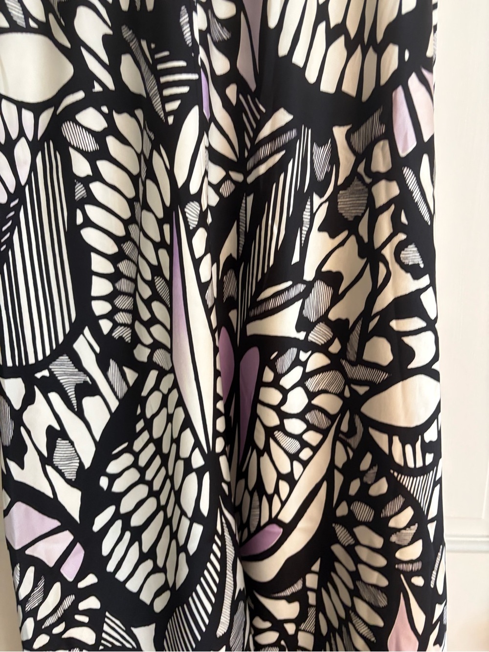 Laundry by Shelli Segal Strapless Sweetheart Long Dress Black White Purple 4 - Picture 10 of 16